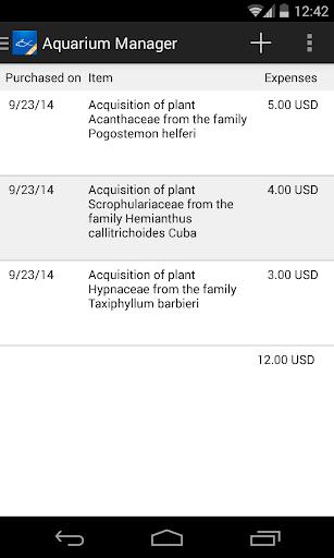 Aquarium Manager應用截圖第1張