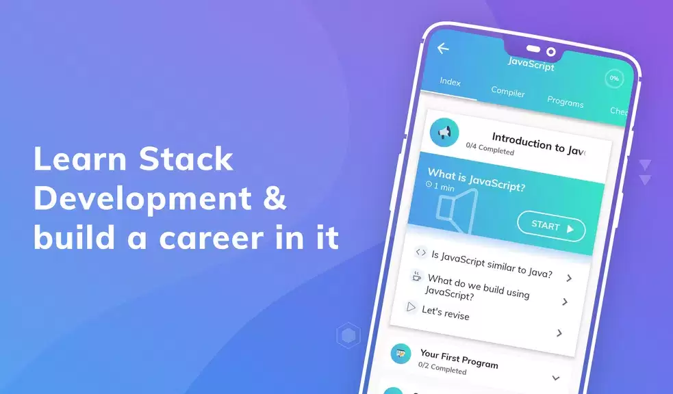 Learn Full Stack Development Captura de tela 2