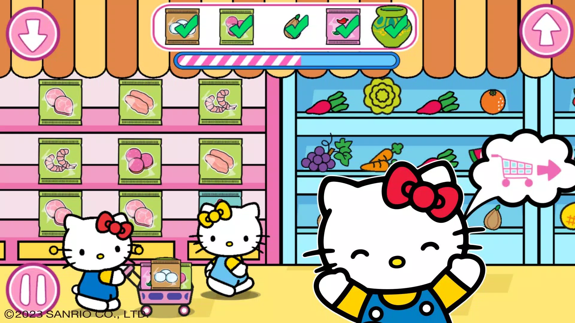 Hello Kitty: 孩子超級市場應用截圖第1張