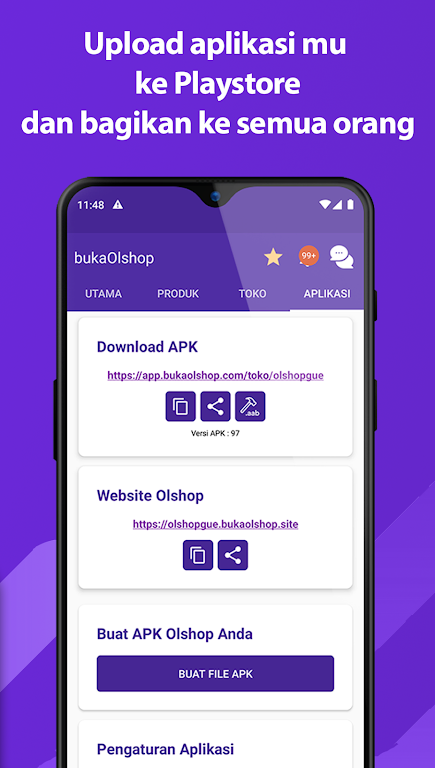 bukaOlshop - Buat App Toko Captura de tela 2