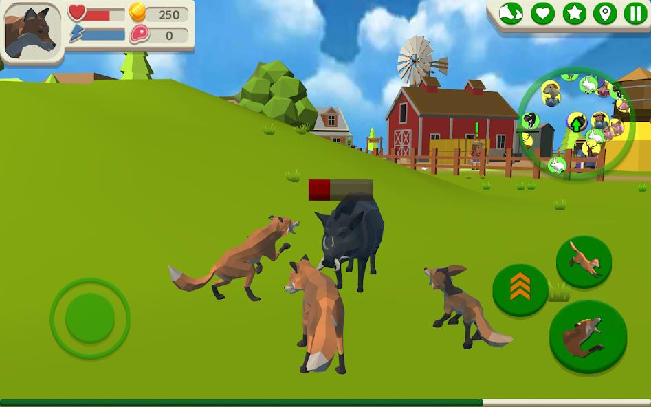 Fox Family - Animal Simulator Mod应用截图第0张