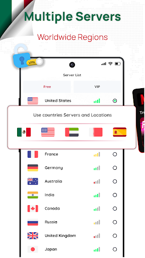 Mexico VPN - Get Mexican IP Captura de tela 1