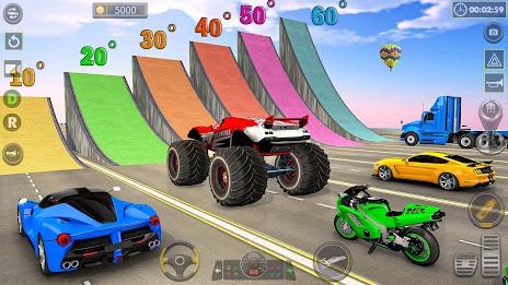 Superhero Game: Ramp Car Stunt Ảnh chụp màn hình 2