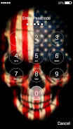 Skull Lock Screen Ảnh chụp màn hình 1