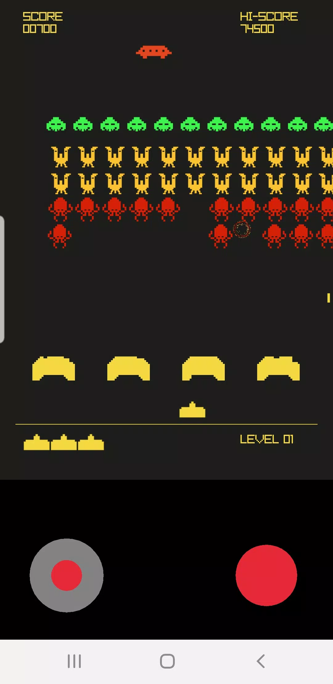 Retro Galaxy Invaders Screenshot 0