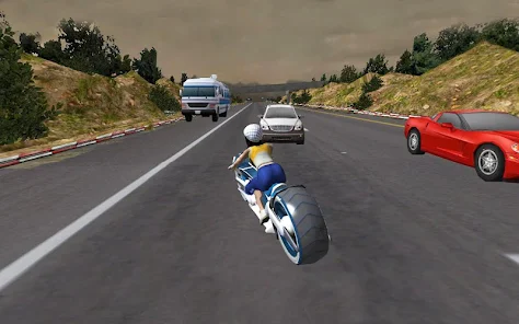 Racing Girl 3D Screenshot 0