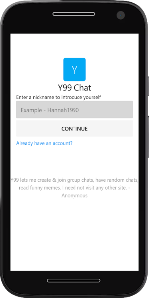 Y99 Chat - Your friend finder Captura de tela 2