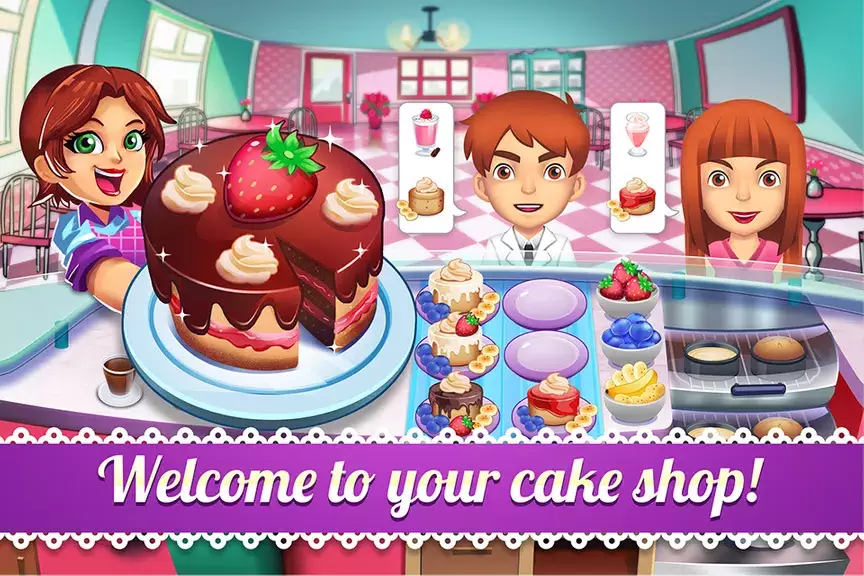 My Cake Shop: Candy Store Game 스크린샷 0