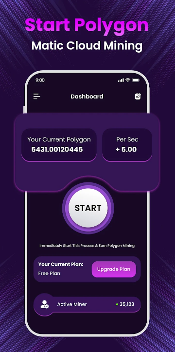 Polygon Mining Matic Miner Screenshot 3