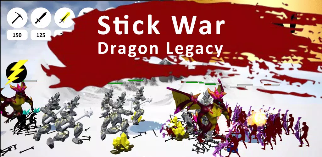 Stick War: Dragon Legacy 3D Captura de tela 0