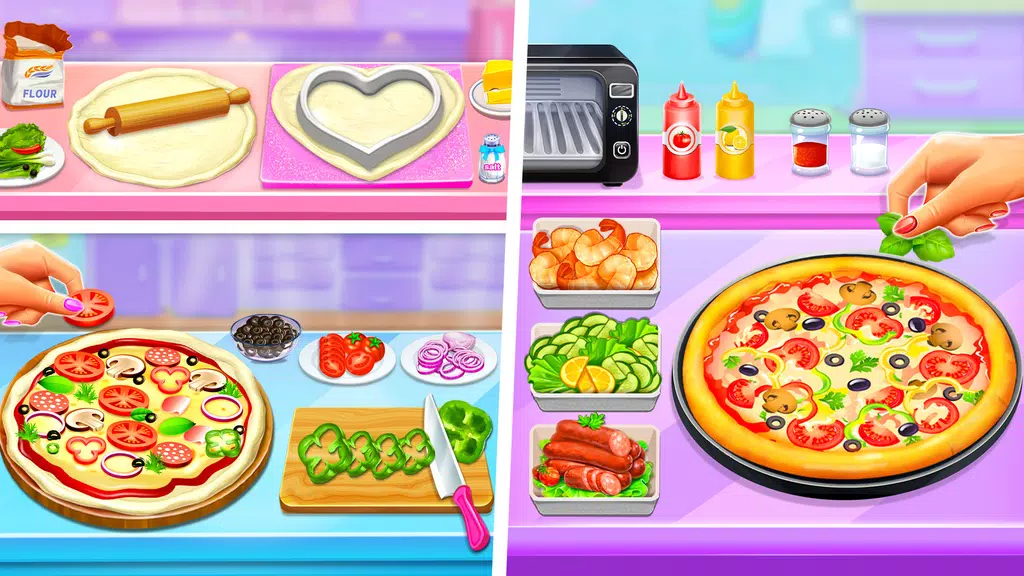 Pizza Maker Food Cooking Games Zrzut ekranu 0