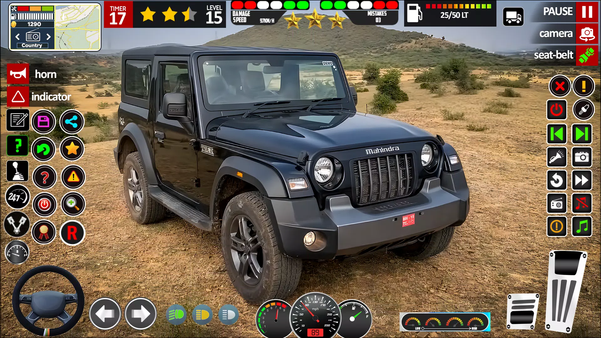 Jeep Driving Game 3d Simulator Captura de pantalla 3