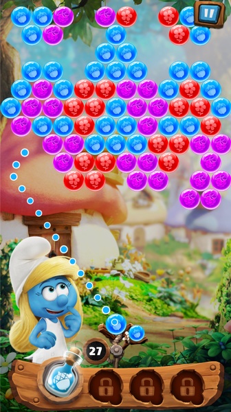 Schermata Smurfs Bubble Story 0