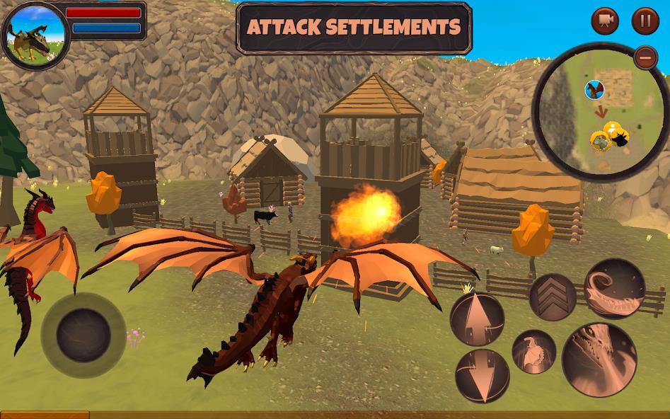 Dragon Simulator 3D Mod 스크린샷 3