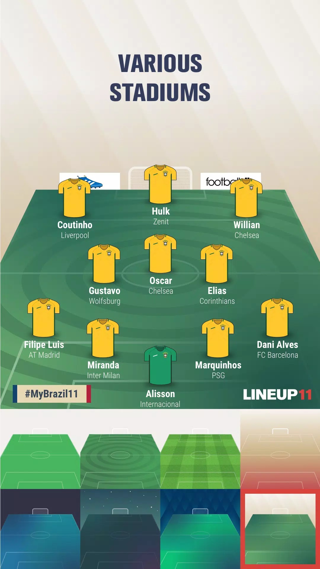 LINEUP11: Escalação de futebol Captura de tela 3