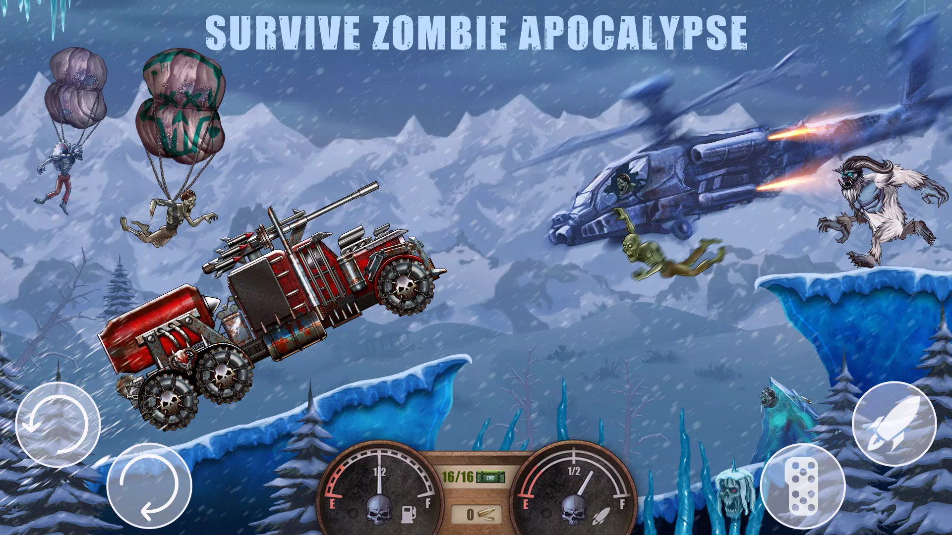 Zombie Hill Racing 스크린샷 1