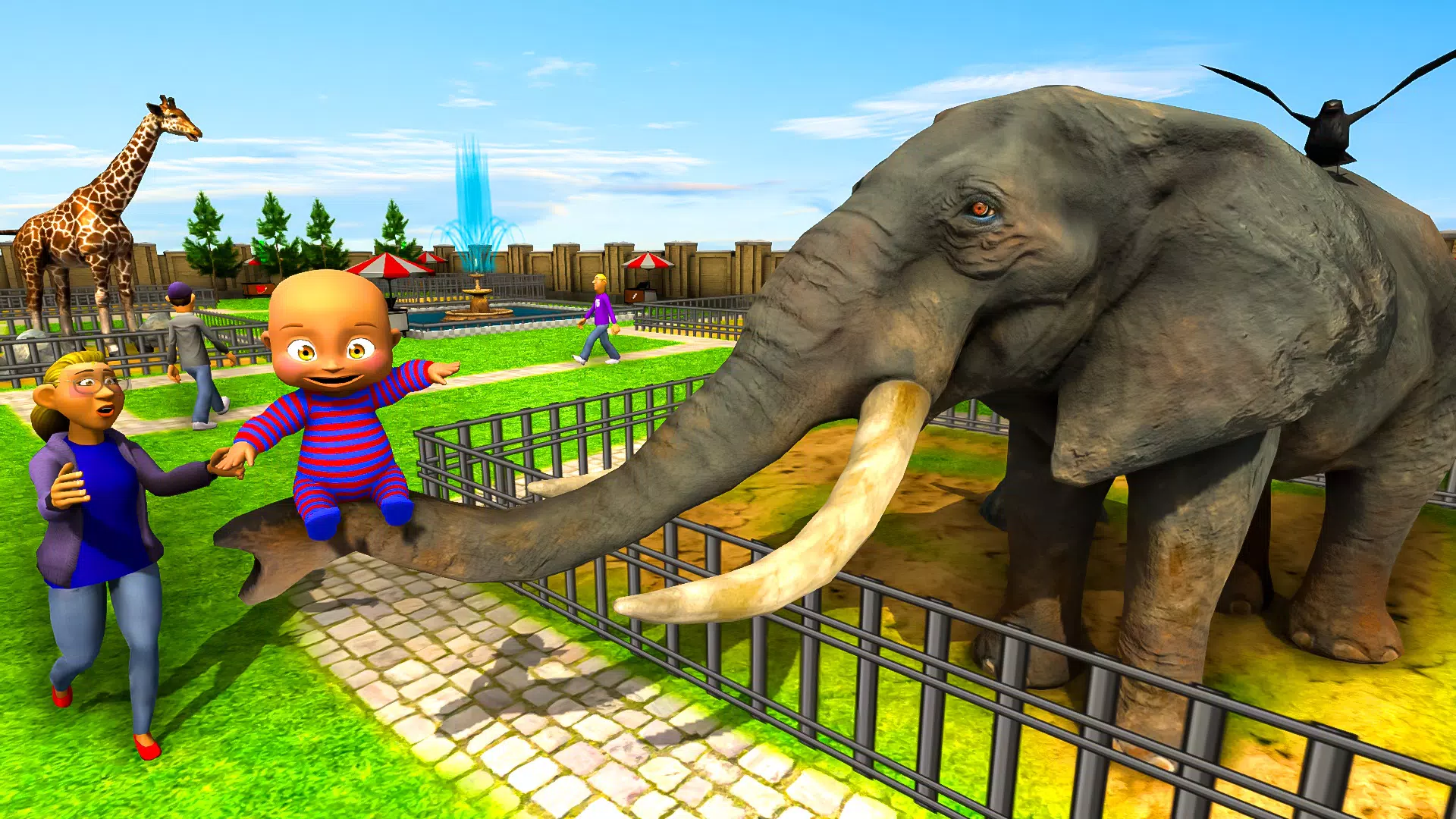 Naughty Baby 3D: Daddy Zoo Fun Screenshot 0