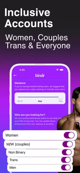 Bindr: Bisexual Dating & Chat 스크린샷 2