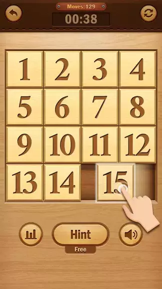 Number Puzzle - Sliding Puzzle Tangkapan skrin 1