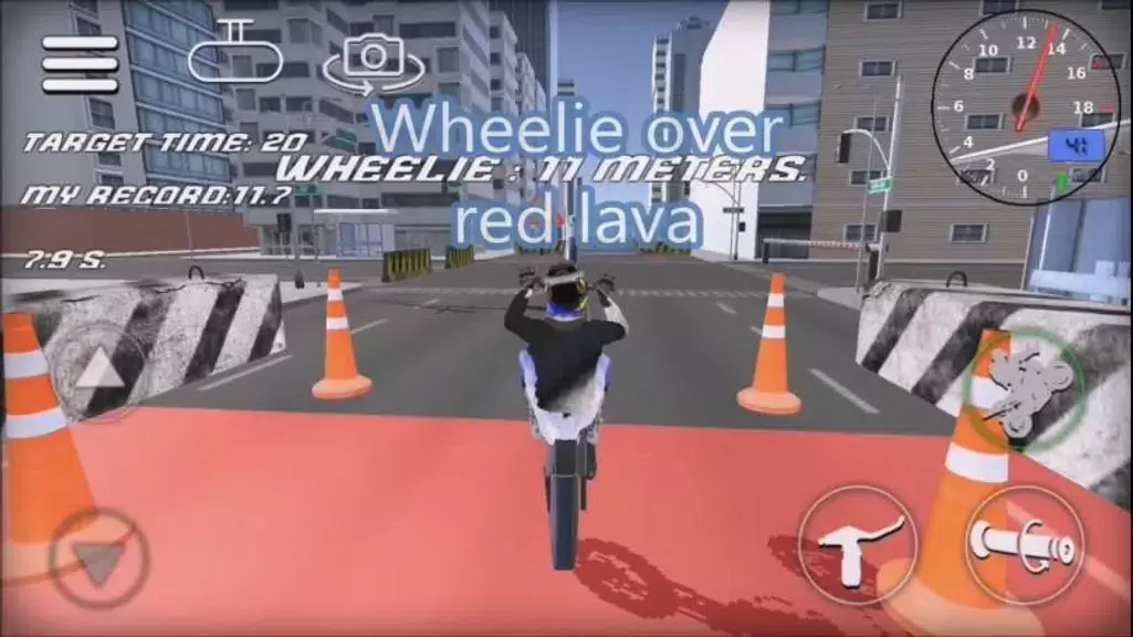 Wheelie Bike 3D game Ekran Görüntüsü 3