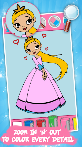 Princess Coloring - Kids Fun স্ক্রিনশট 0