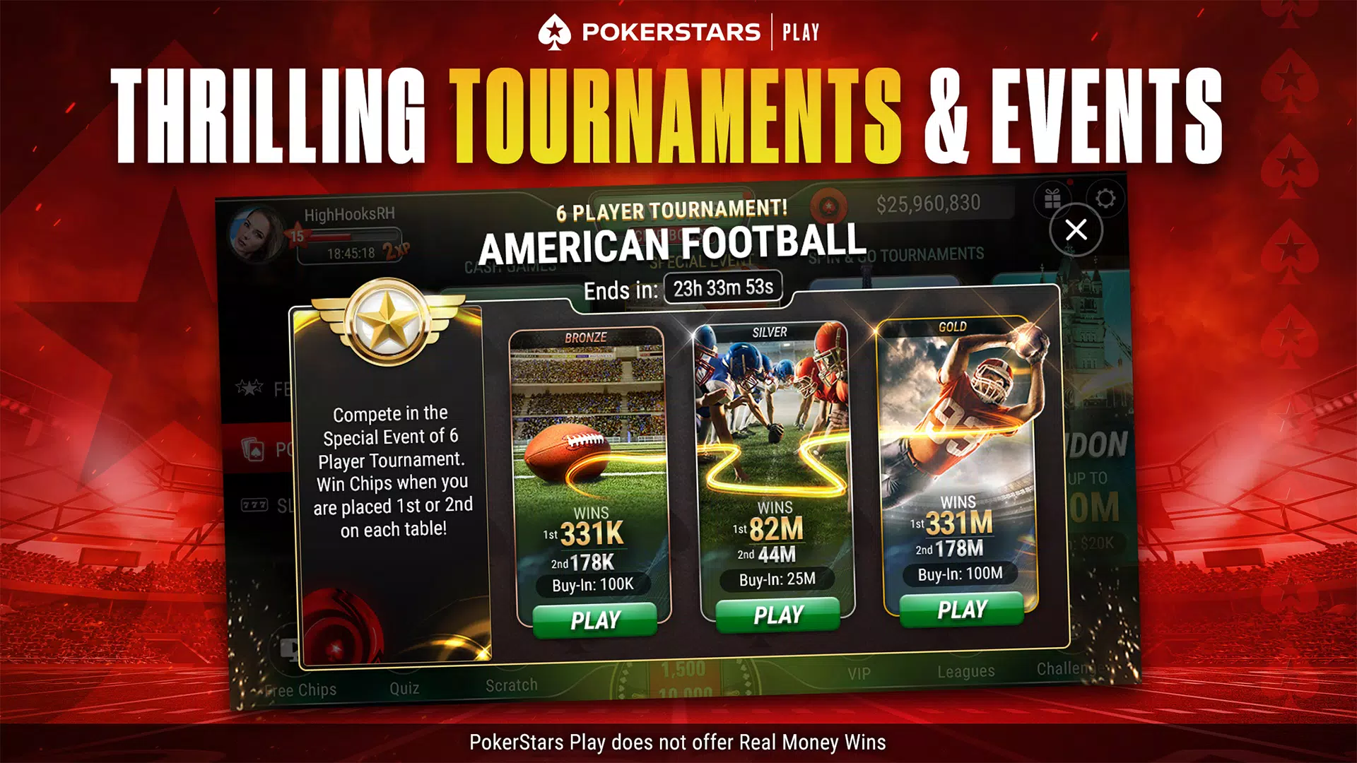 PokerStars Play ภาพหน้าจอ 2