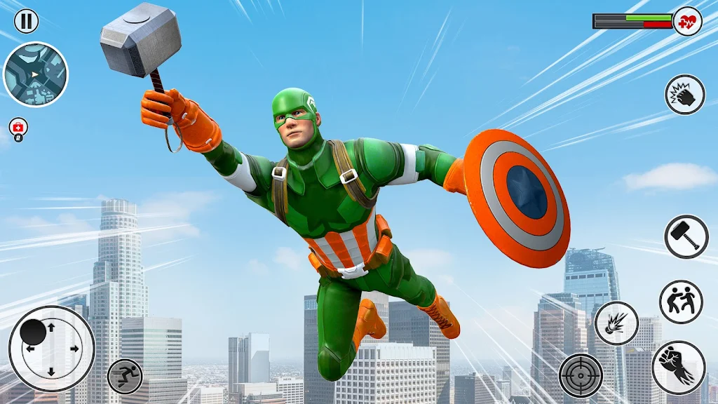 Rope Captain Superhero Fight應用截圖第1張