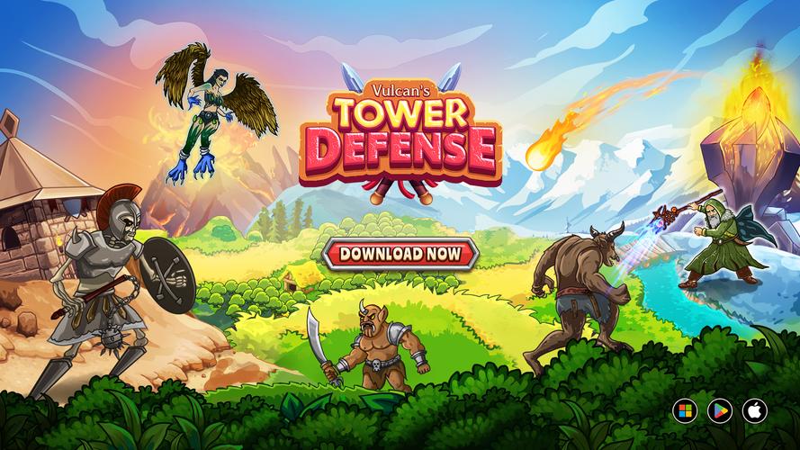 Vulcan's Tower Defense 스크린샷 0