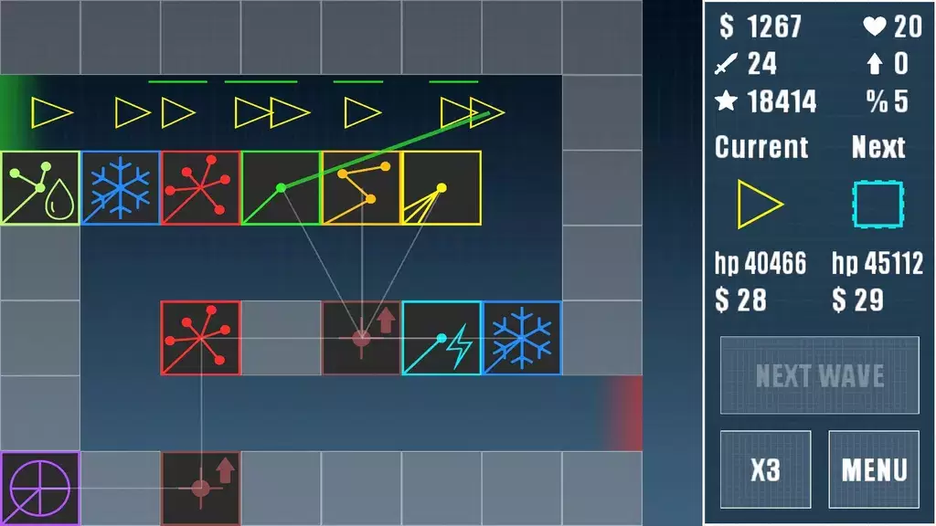 Laser Tower Defense Скриншот 1