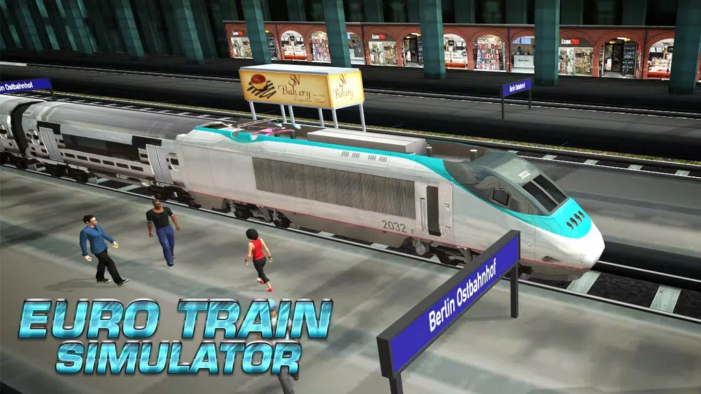 Euro Bullet Train Simulator स्क्रीनशॉट 0