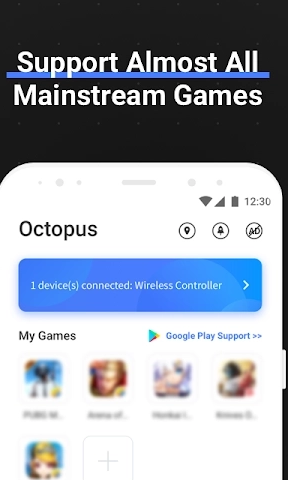 Octopus - Gamepad, Keymapper Captura de tela 0