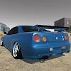 Driving Skyline R34 Drift Car