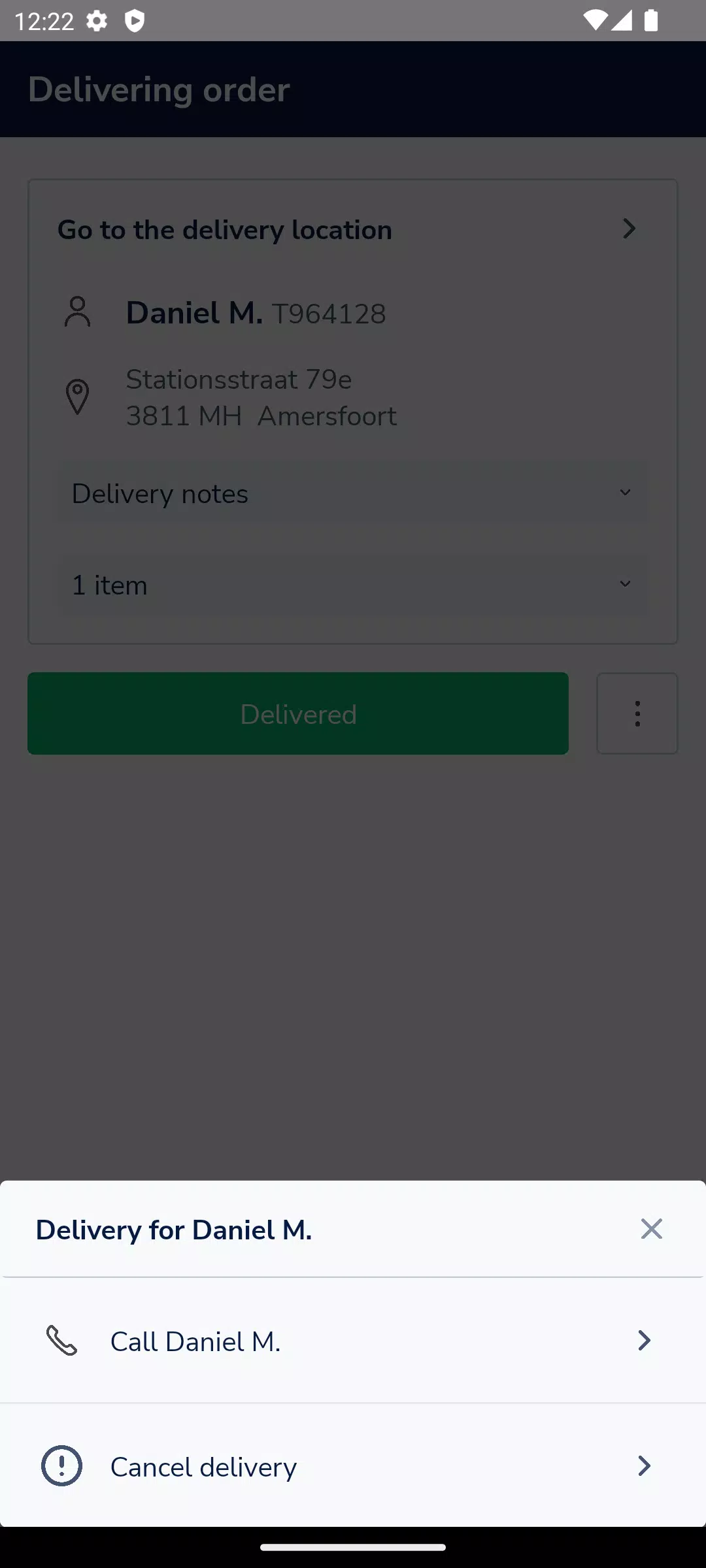 Deliverect for Couriers Screenshot 0