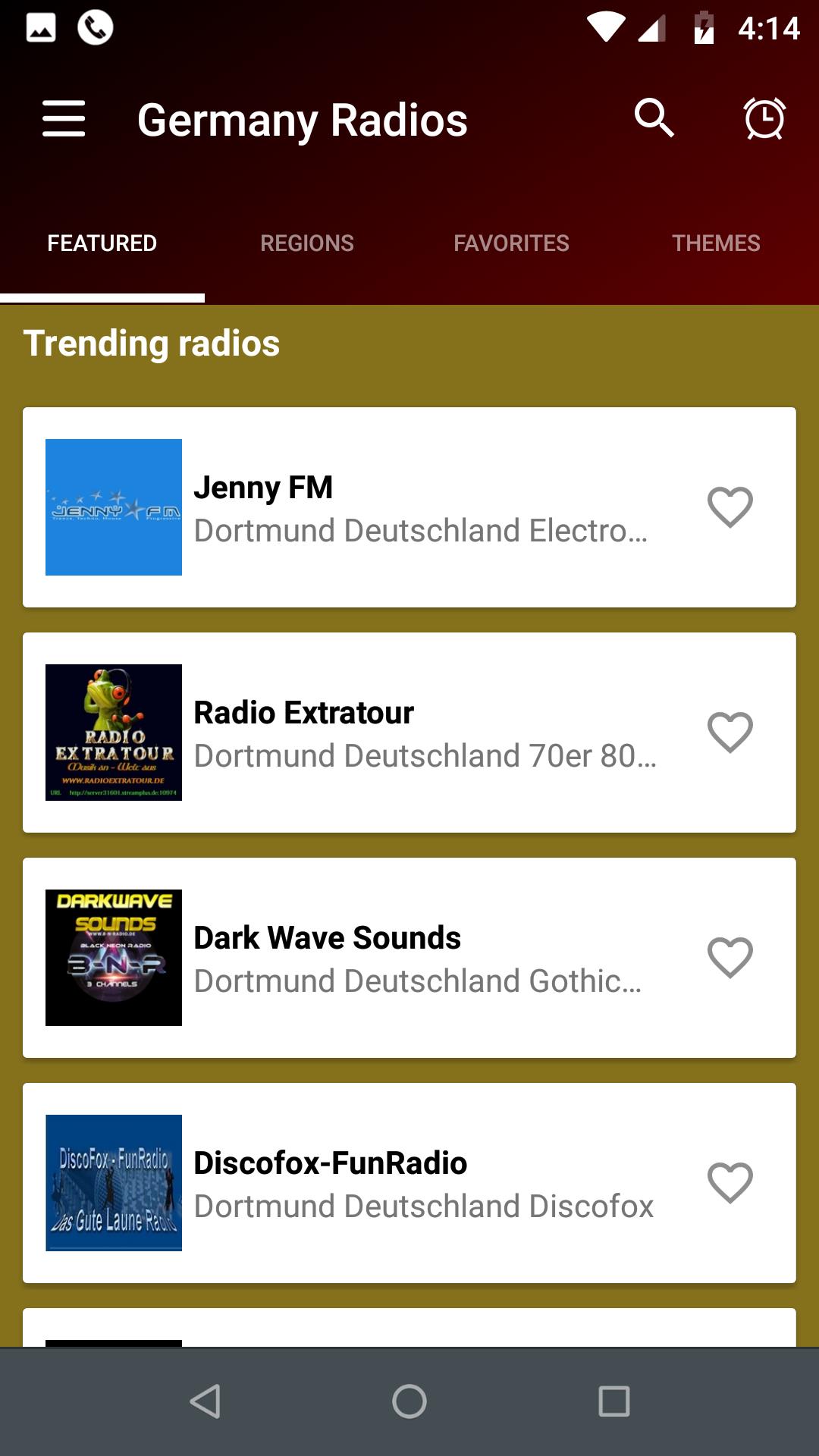 DE Radio App: German Stations Screenshot 2