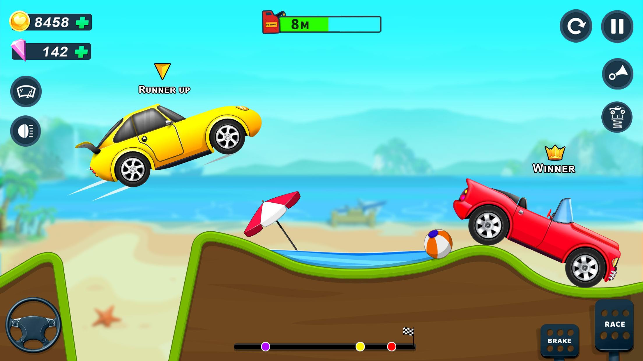 Hill Racing Car Game For Boys स्क्रीनशॉट 1