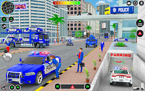 Police Cargo Transport Games Ekran Görüntüsü 3