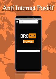 Brokep Hub Browser VPN Browser Captura de pantalla 2