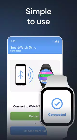 SmartWatch & BT Sync Watch App Screenshot 1