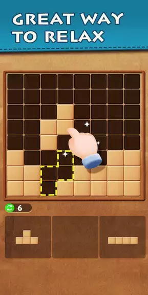 Wood Block Puzzle Classic Game Скриншот 1