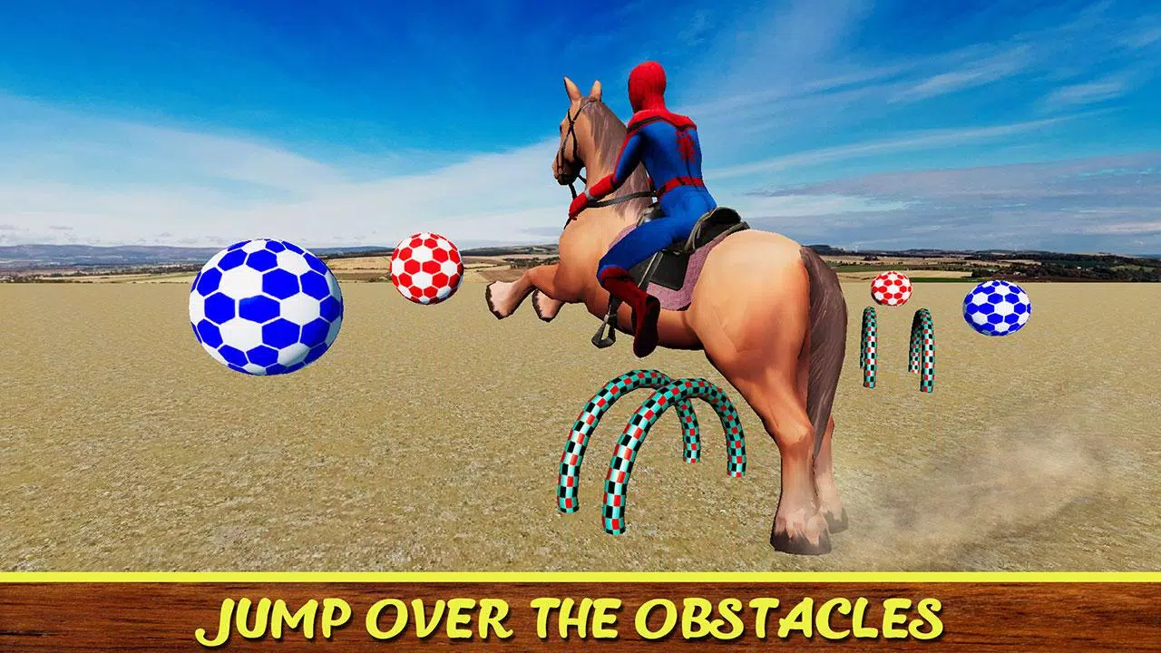 Diligent SuperHeroes Horse Riding 3d應用截圖第2張