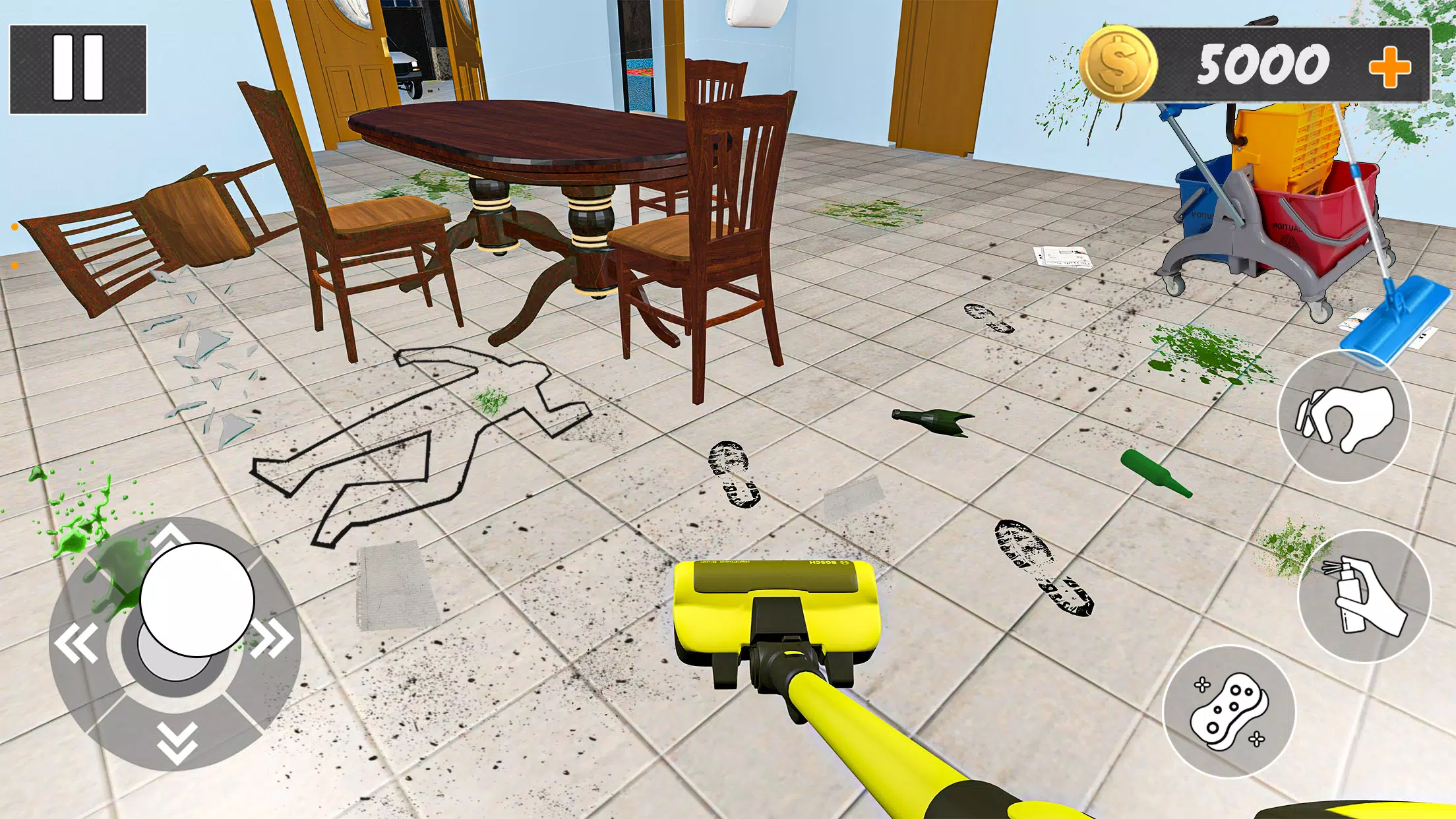 Murder Evidence Cleaner Games 스크린샷 0