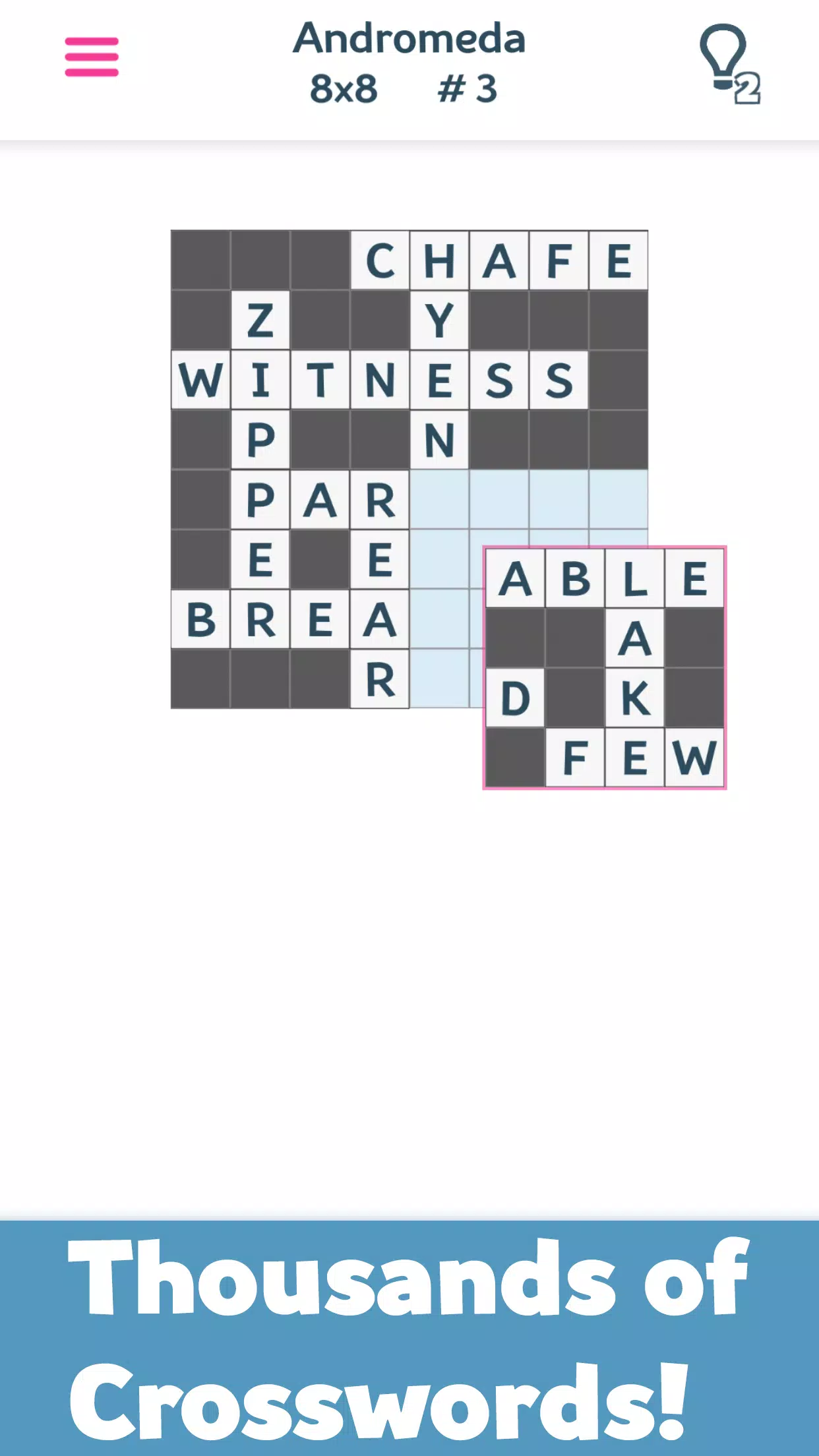 Crosswords(Fill-Ins+Chainword) スクリーンショット 2