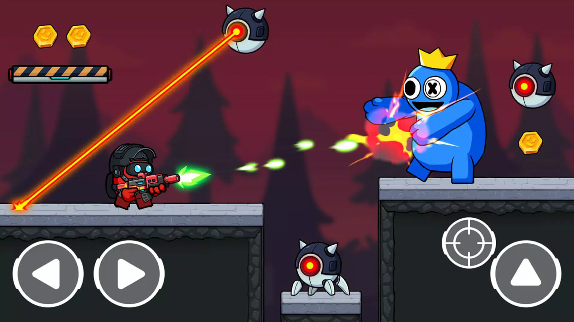 Blue Hero Shooter: Survival Tangkapan skrin 1