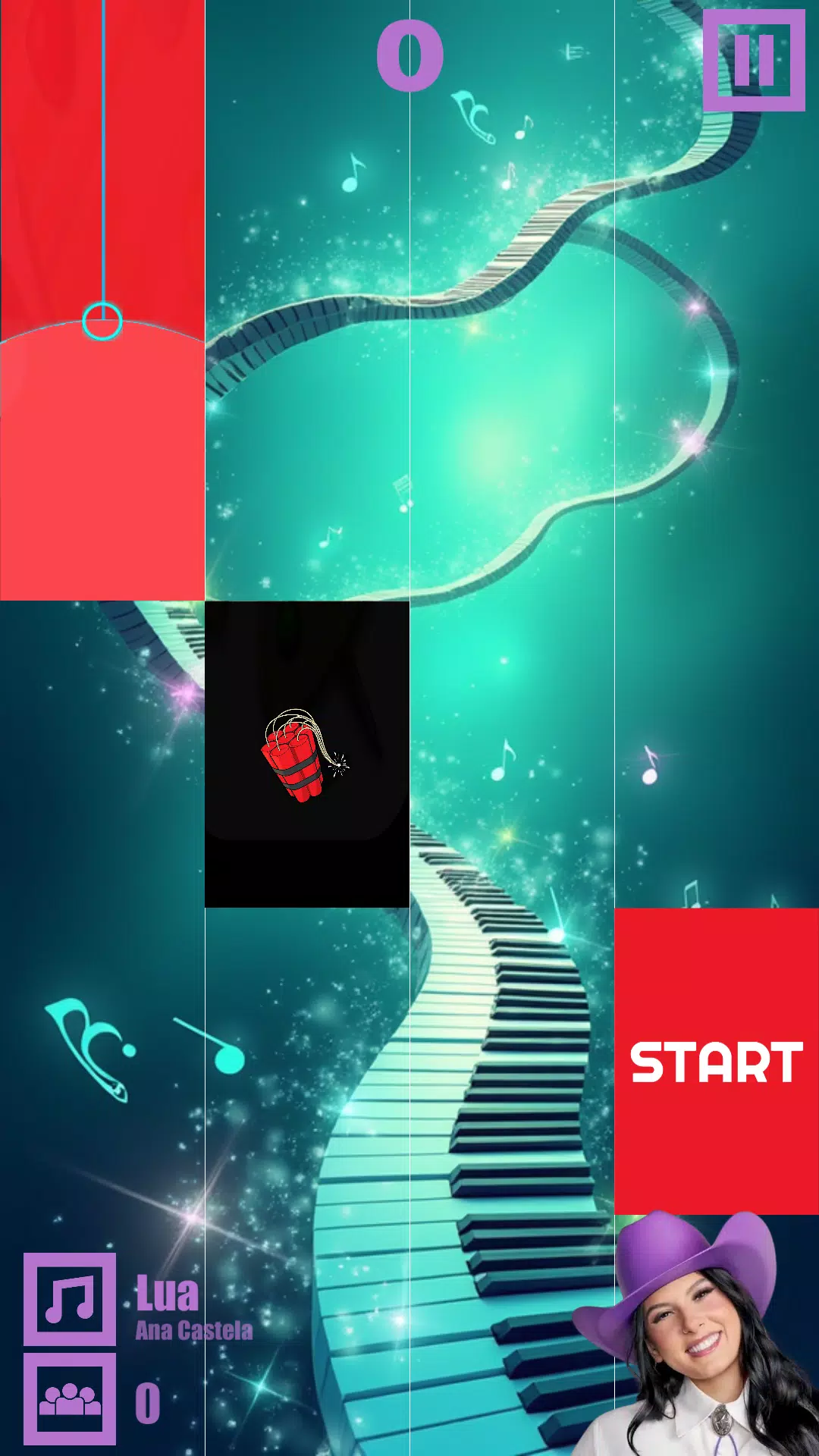 Piano Music Ana Castela Game Screenshot 2