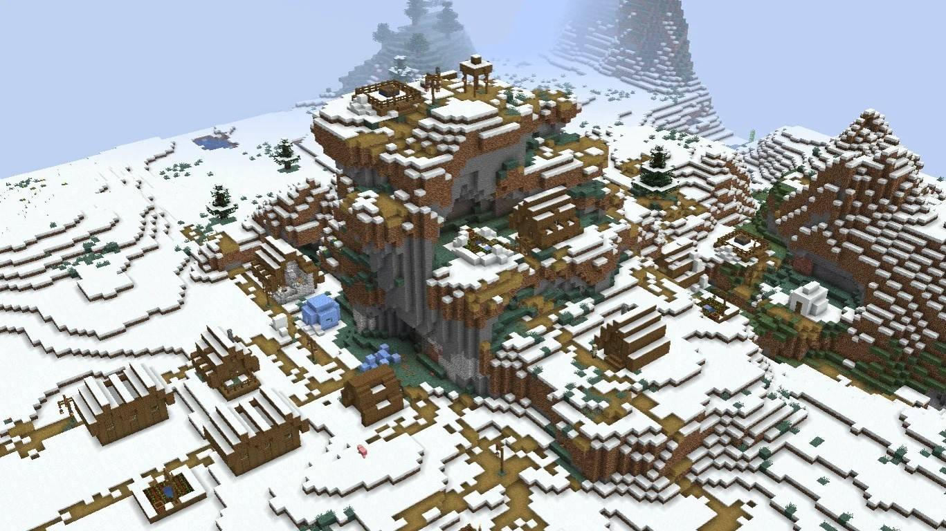 Seme di bioma di neve di Minecraft