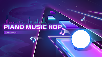 Piano Music Hop: EDM Rush स्क्रीनशॉट 0