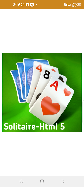 Solitaire Html5 Captura de tela 1