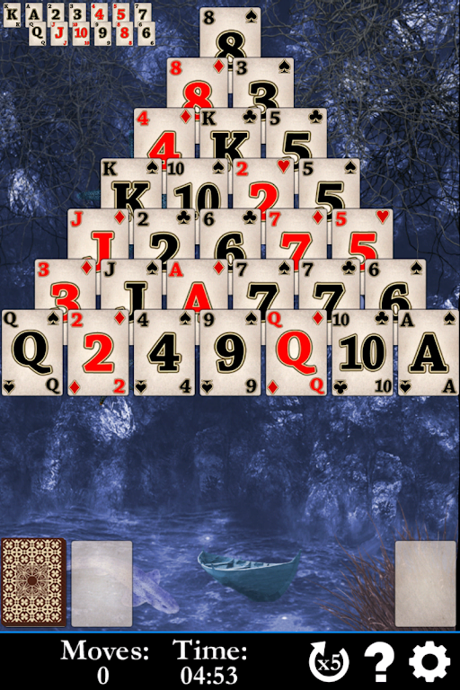 Pyramid Solitaire Water World Скриншот 3