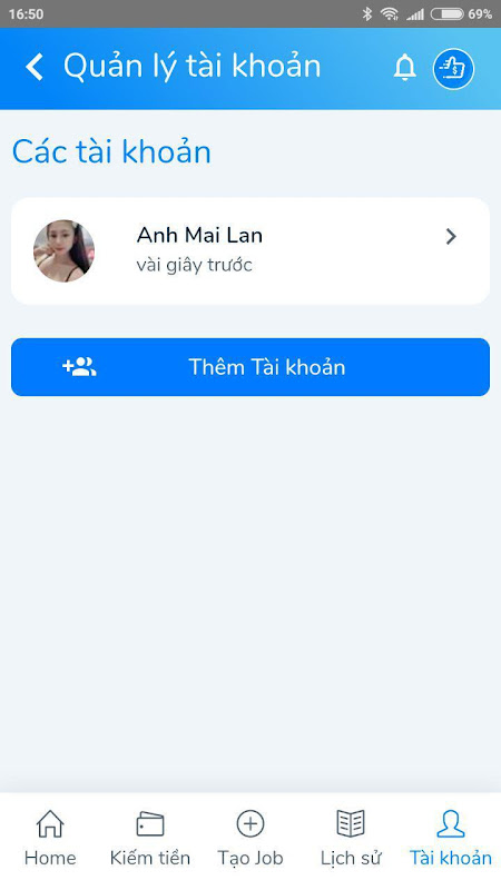 Golike - Kiếm Tiền Online Từ MXH Captura de tela 0