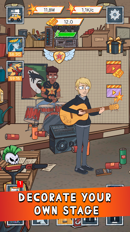 I am Rock Star idle clicker Screenshot 3